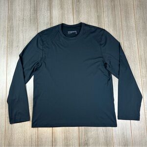 James Perse Yosemite Graphic Shirt Size 5 XXL Performance Long Sleeve USA Black